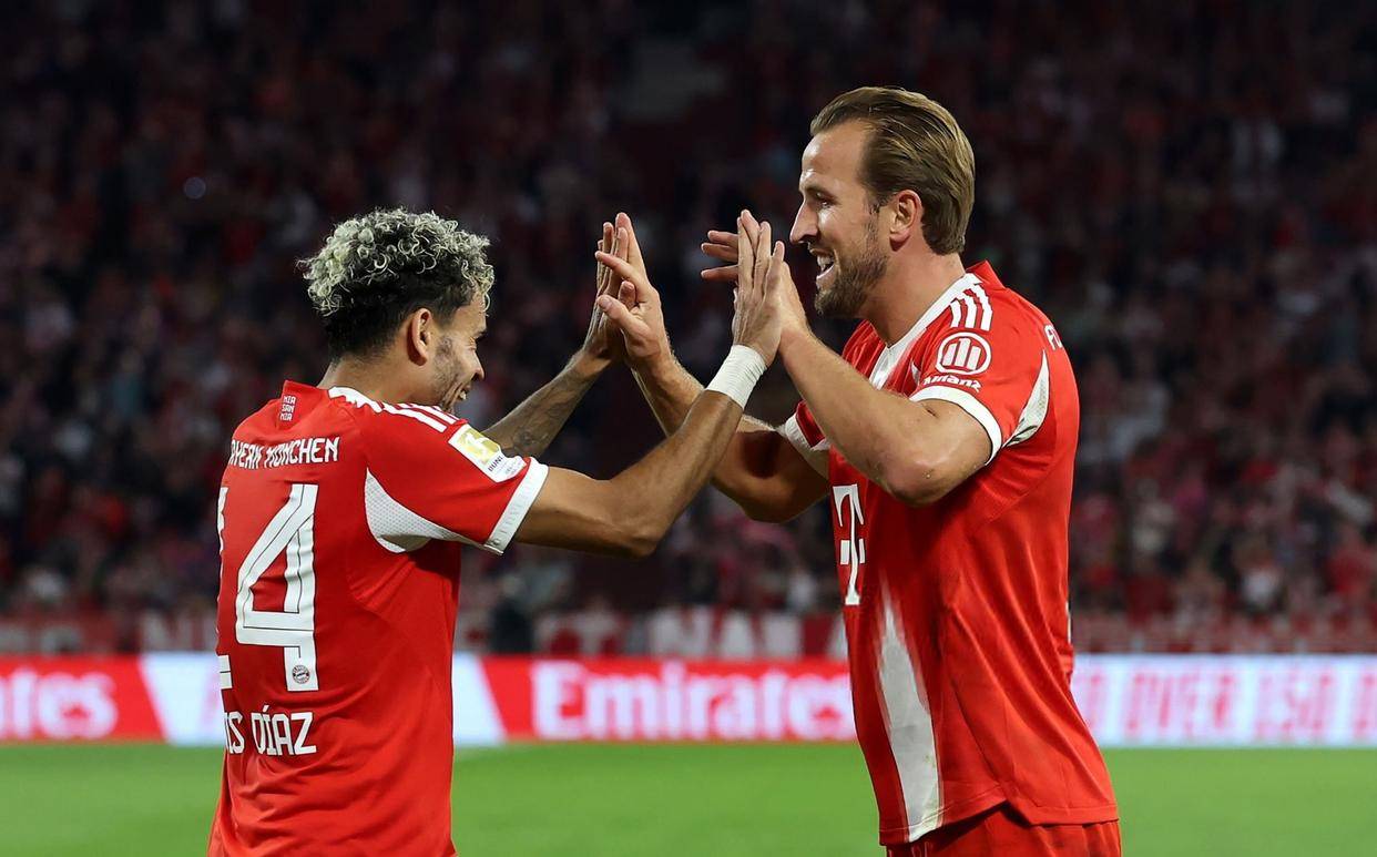 拜仁力克瑞士，凯恩统治全场